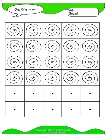 Çizgi Çalışma Sayfaları